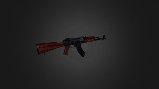 AKM Lowpoly 3D Model