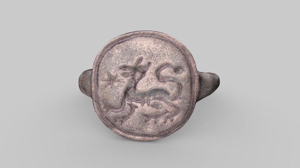 Gold-plated silver ring