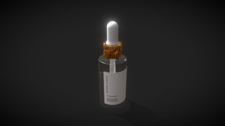 Dropper Bottle 30 ML 3D Model