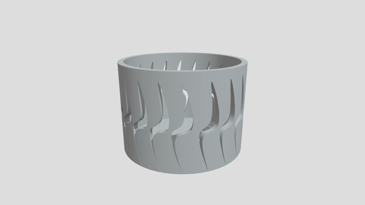 Candle Holder V1 3D Model