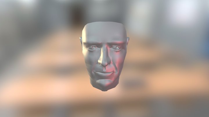 Visage Homme 3D Model