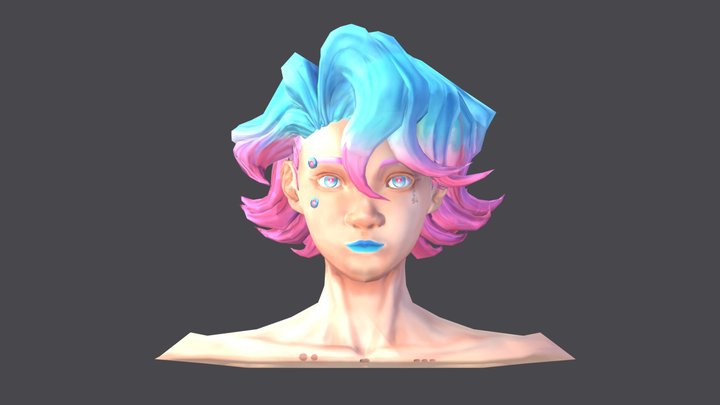 Character Bust (attempt 1) 3D Model