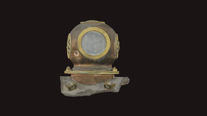 Divers Helmet 3D Model