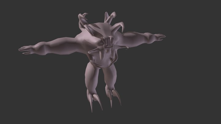 WIP Thing 3D Model