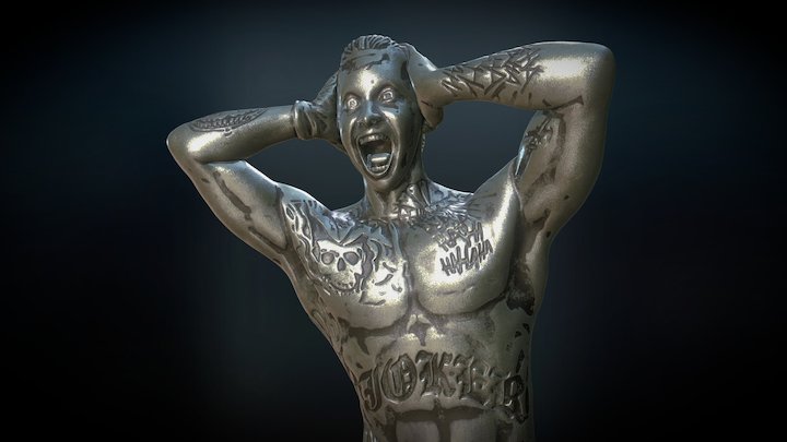 Joker from Suicide Squad 3D Model