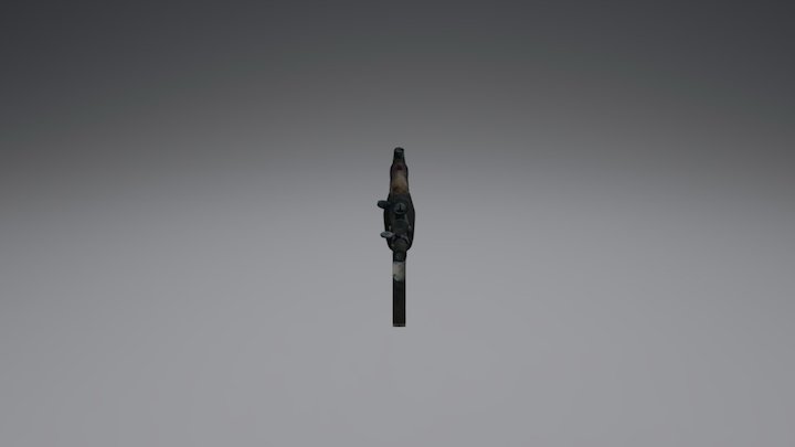 Paint Pop MP5 - Rust MP5 Skin 3D Model