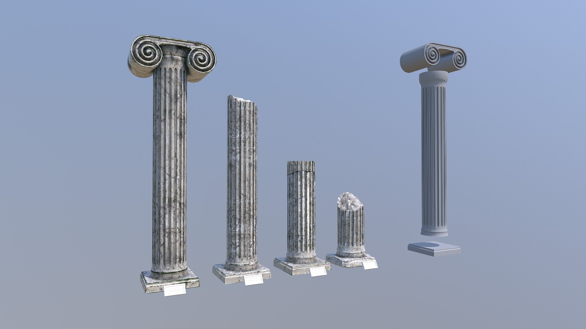 Roman columns / Pillars | Modular assets