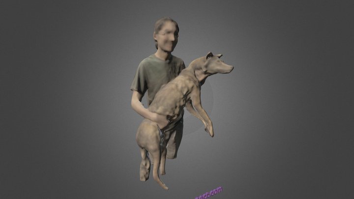 Friendly Coyote 3D Model