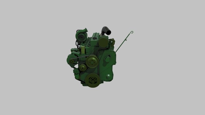 柴油机_第五组 3D Model