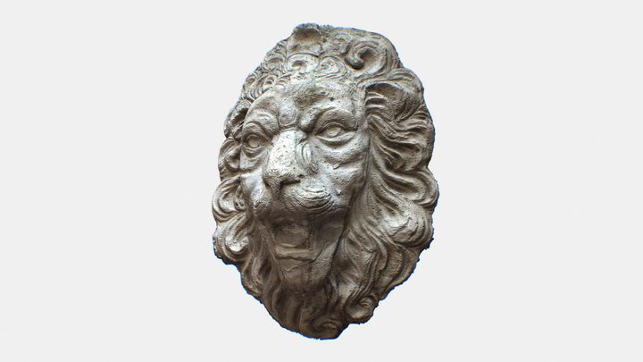 Venetian Lion Head 3D Model