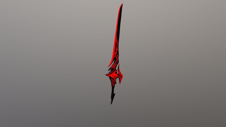 demon sword 3D Model