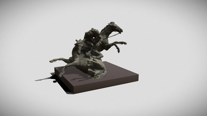 battle (Horses) 3D Model