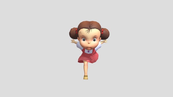 Mei walking_ss 3D Model