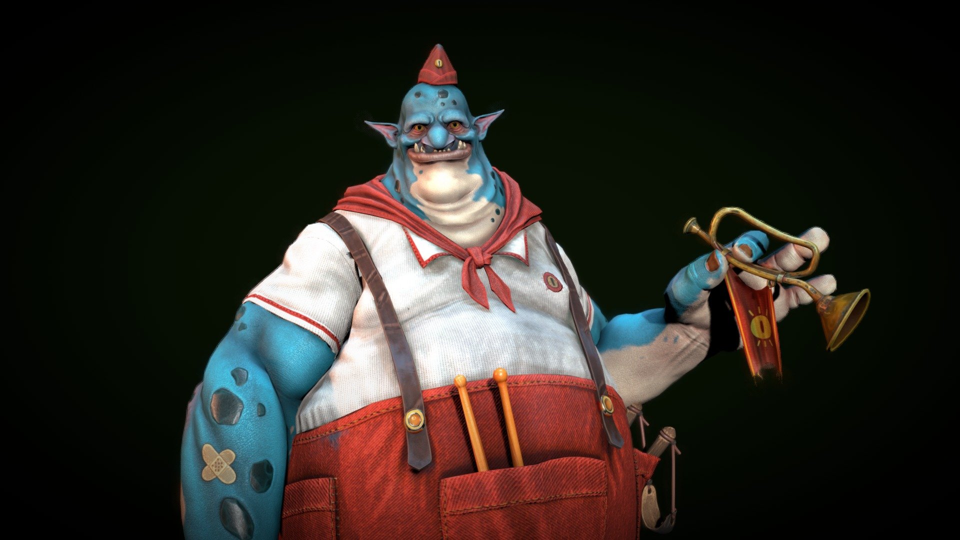 Troll 3d Model By Alitocarioca [c3b616c] Sketchfab