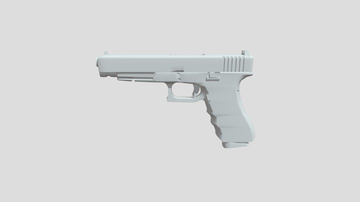 手枪 3D Model