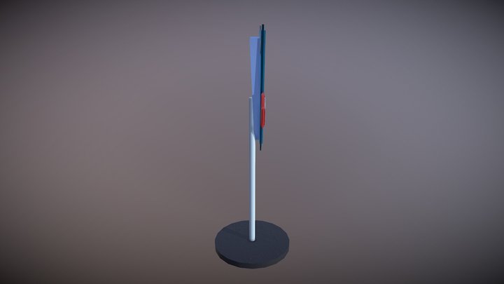 Personal Project- Diner Sign 3D Model
