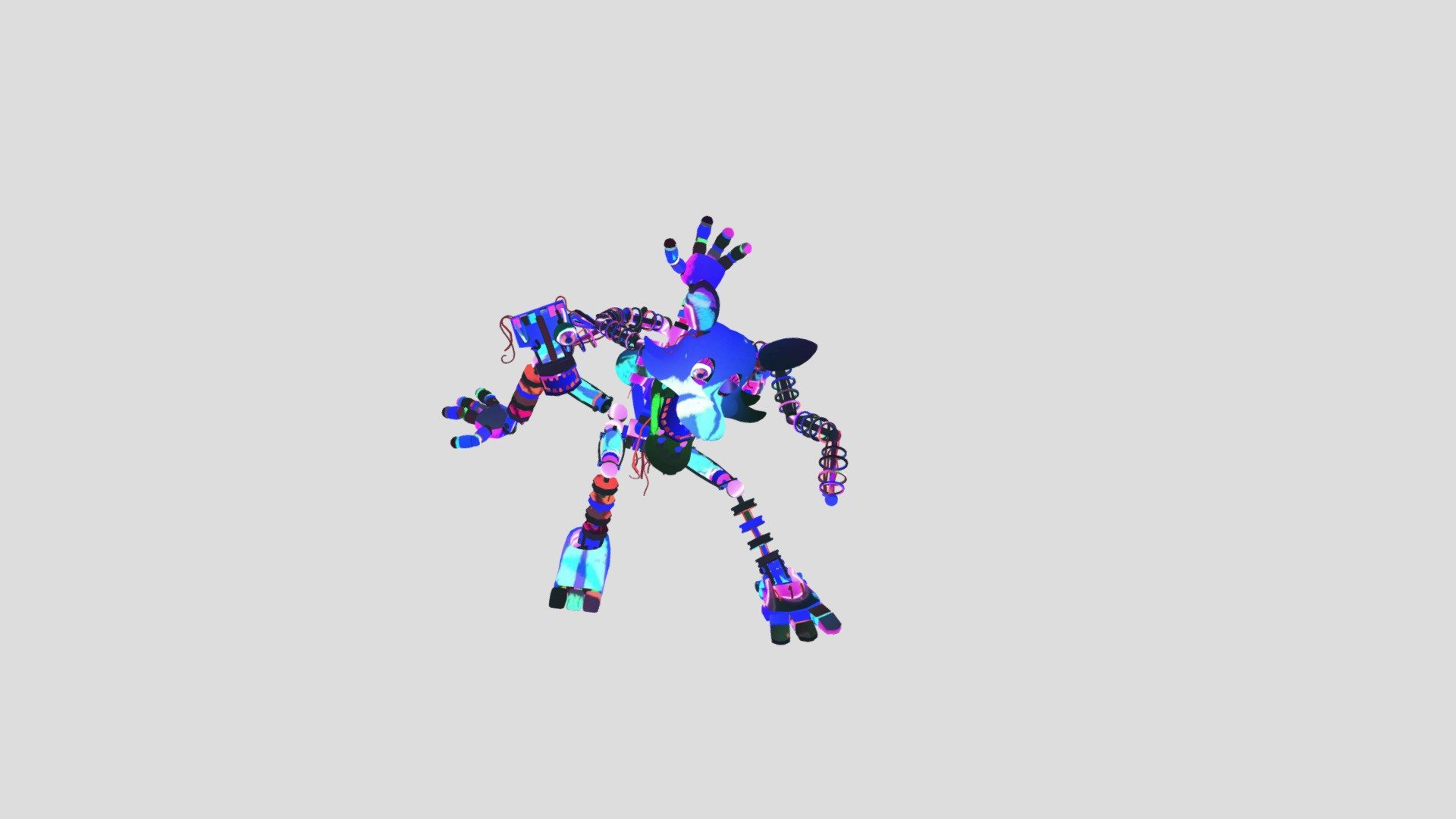 neon mangle/ fnaf ar shocked animation