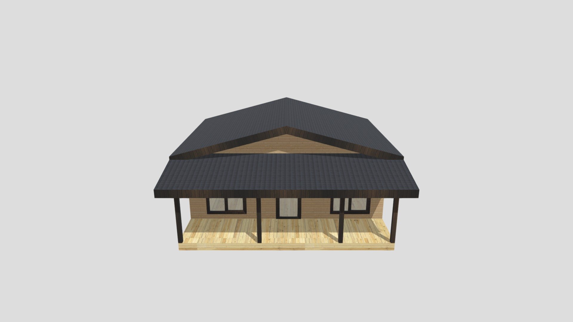 план дома 5 - 3D model by sergio0510 [c3b8818] - Sketchfab