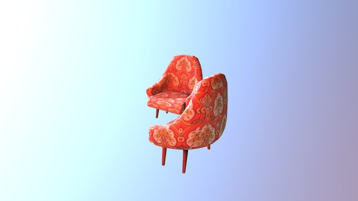 Oriental Sofa 3D Model