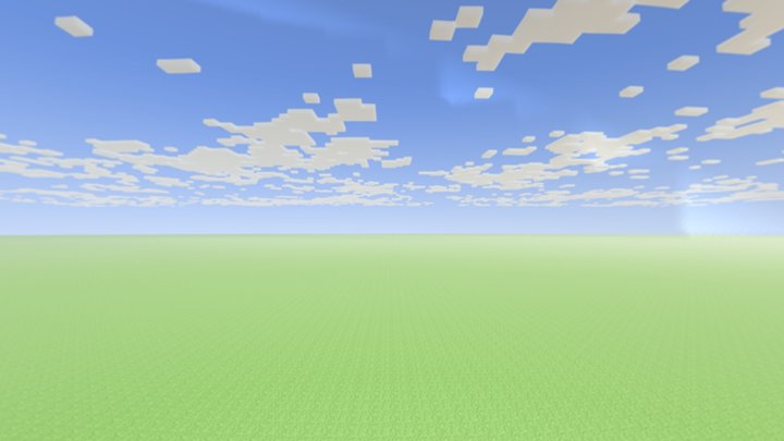 Skybox Minecraft daylight 3D Model
