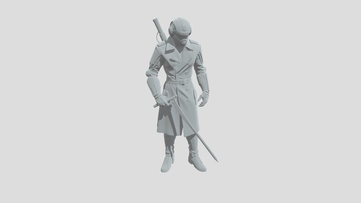 SUPERTECH CYBORG MERCENARIO 3D Model
