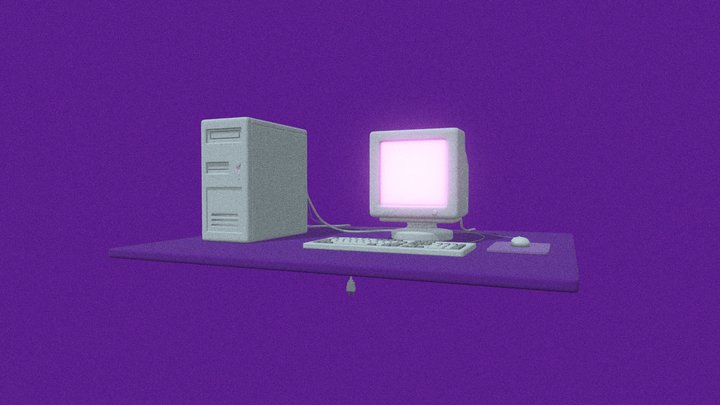 Old computer 3D Model