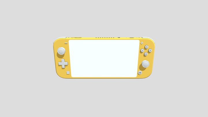 nintendo-switch-lite-yellow 3D Model