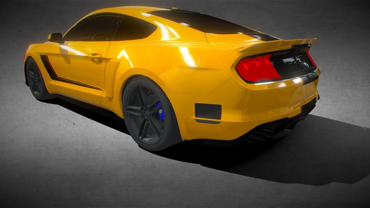 Ford Mustang ROUSH 2019 - Stage 3 3D Model