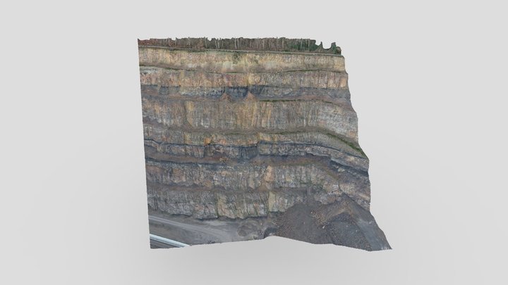 The Piesberg North Face - A Subset 3D Model