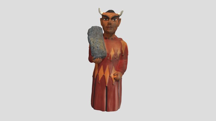 Dimoni i les pedres 3D Model