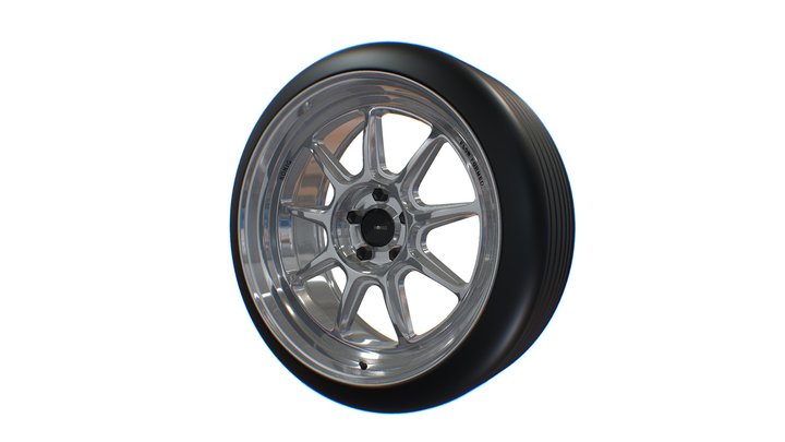 Konig Countergram 5x120 Wheel / FREE MODEL 3D Model