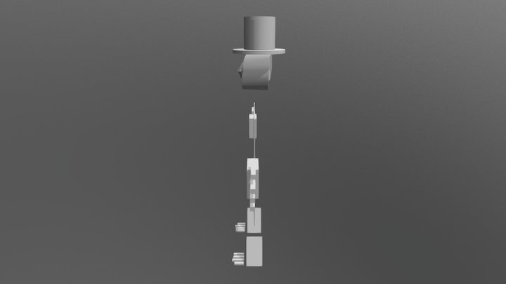 Spades The Card Cazar's Rigged Performance 3D Model