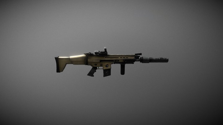 FN- Scar 3D Model
