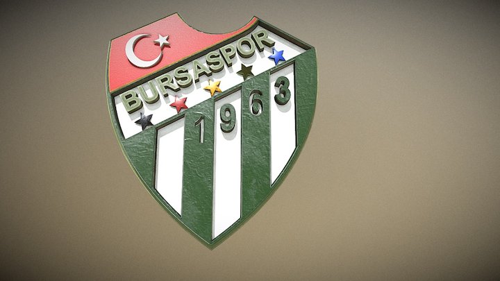 Bursaspor Logo 3D Model