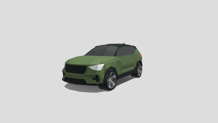 Volvo cx40 - Rigged 3D Model