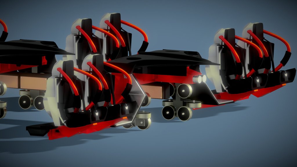 B&M winged coaster train