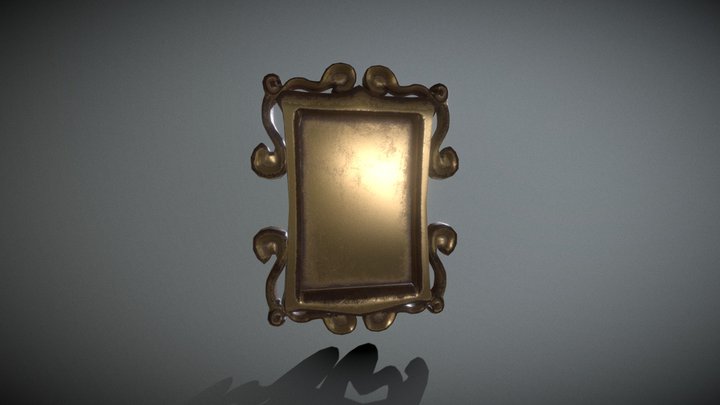 Victorian Picture Frame 3D Model