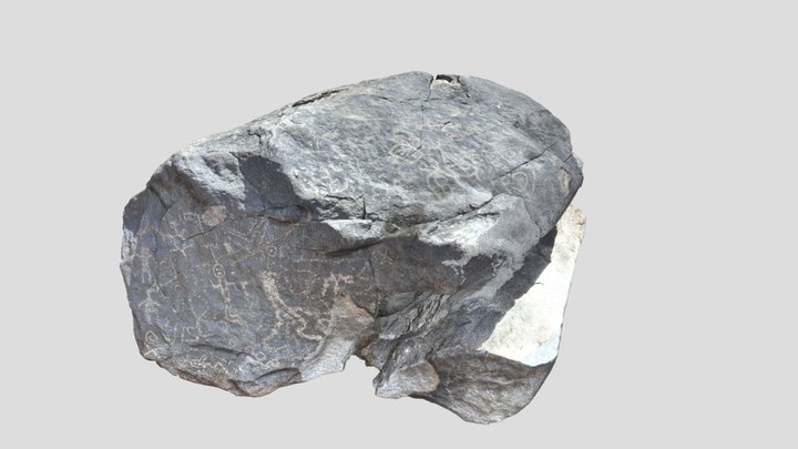 Petroglifo Ampajango 8 A 3D Model