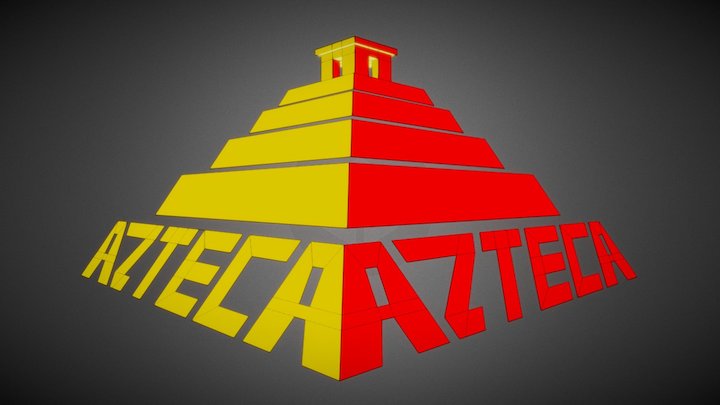 Azteca Logo 3D Model