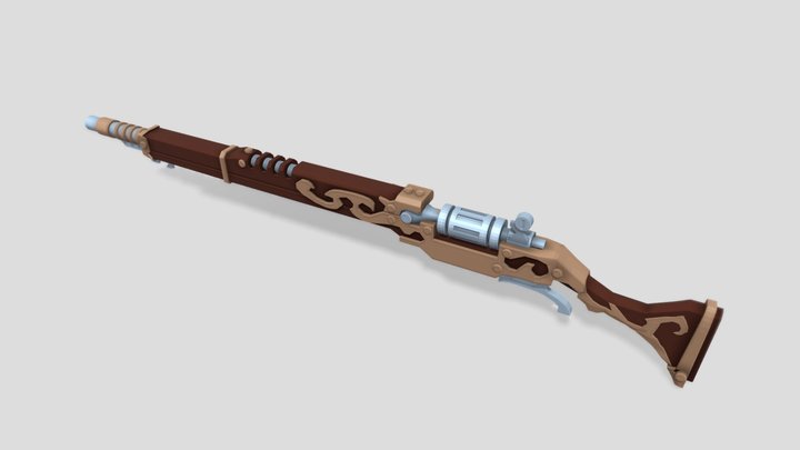 Rifle. 3D Model