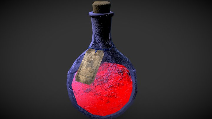 Potion Bottle 3D Model