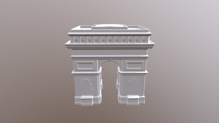 Tatiana arriaga Famous Paris Buildings 3D Model