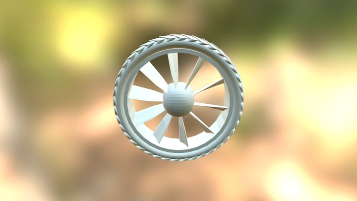Modeling A Wheel 3D Model