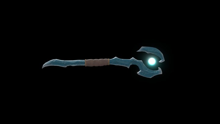 Ice Staff 3D Model