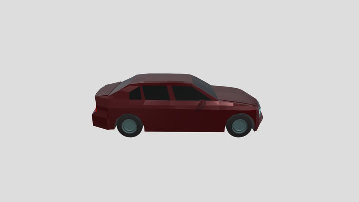 Sedan 3 3D Model