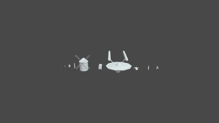 [HW XYZ School] Blocking 3D Model