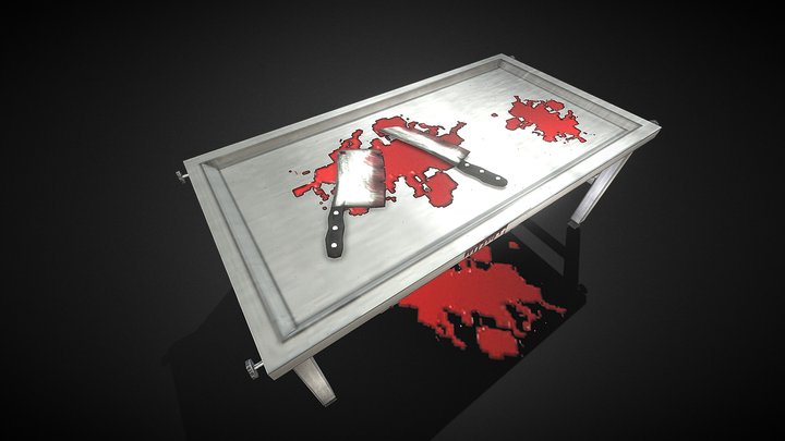 PSX Horror Knives 3D Model