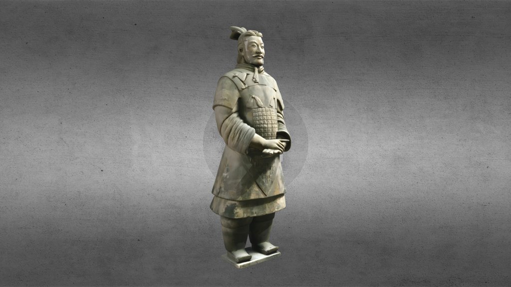 將軍俑 Terracotta General Figure, Qin Dynasty,China