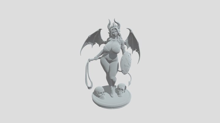 Demonic Enchantress 3D Model