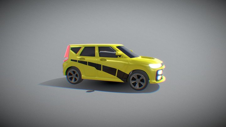 Hatchback 3d model 3D Model